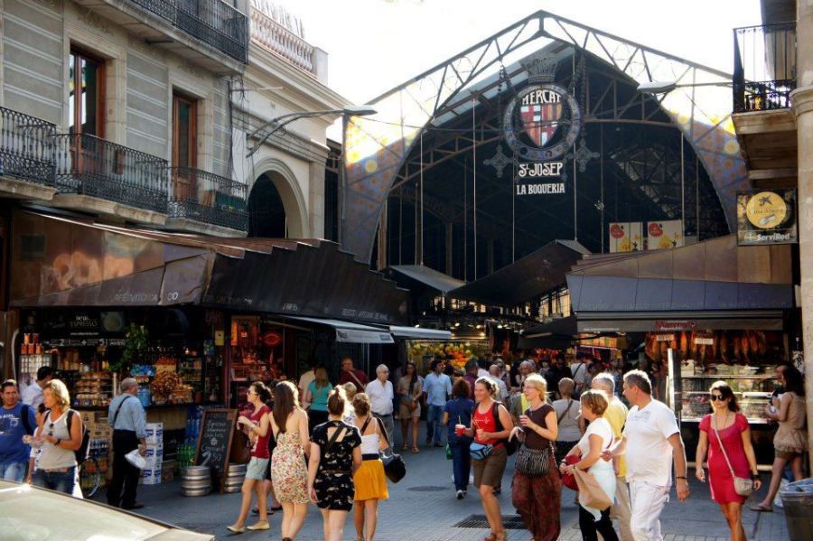 Entrance to La Boqueria